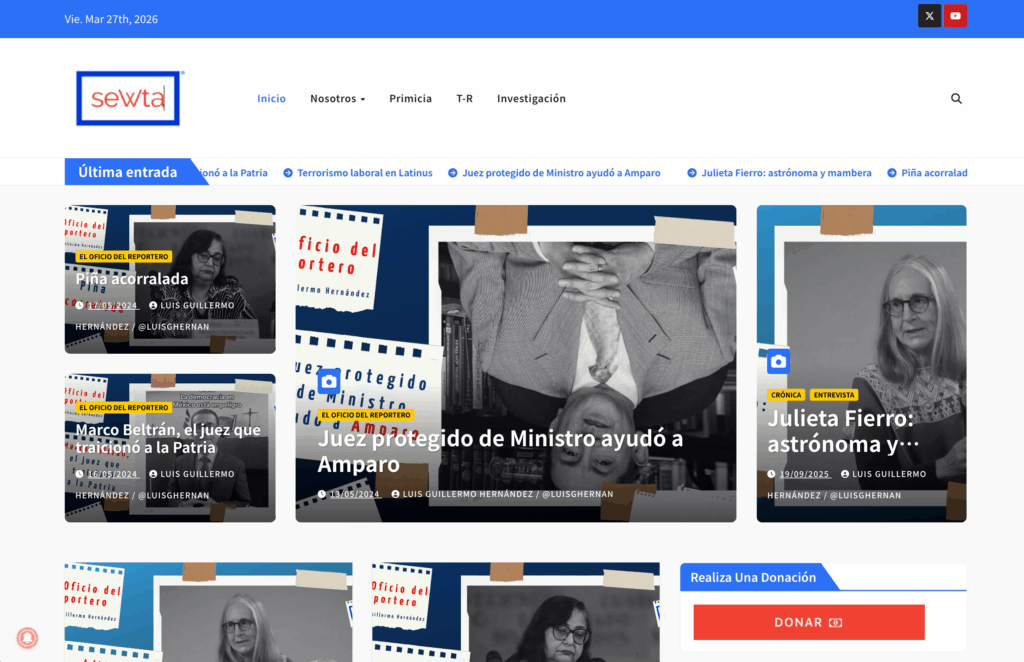 diseño web para blog de noticias en méxico