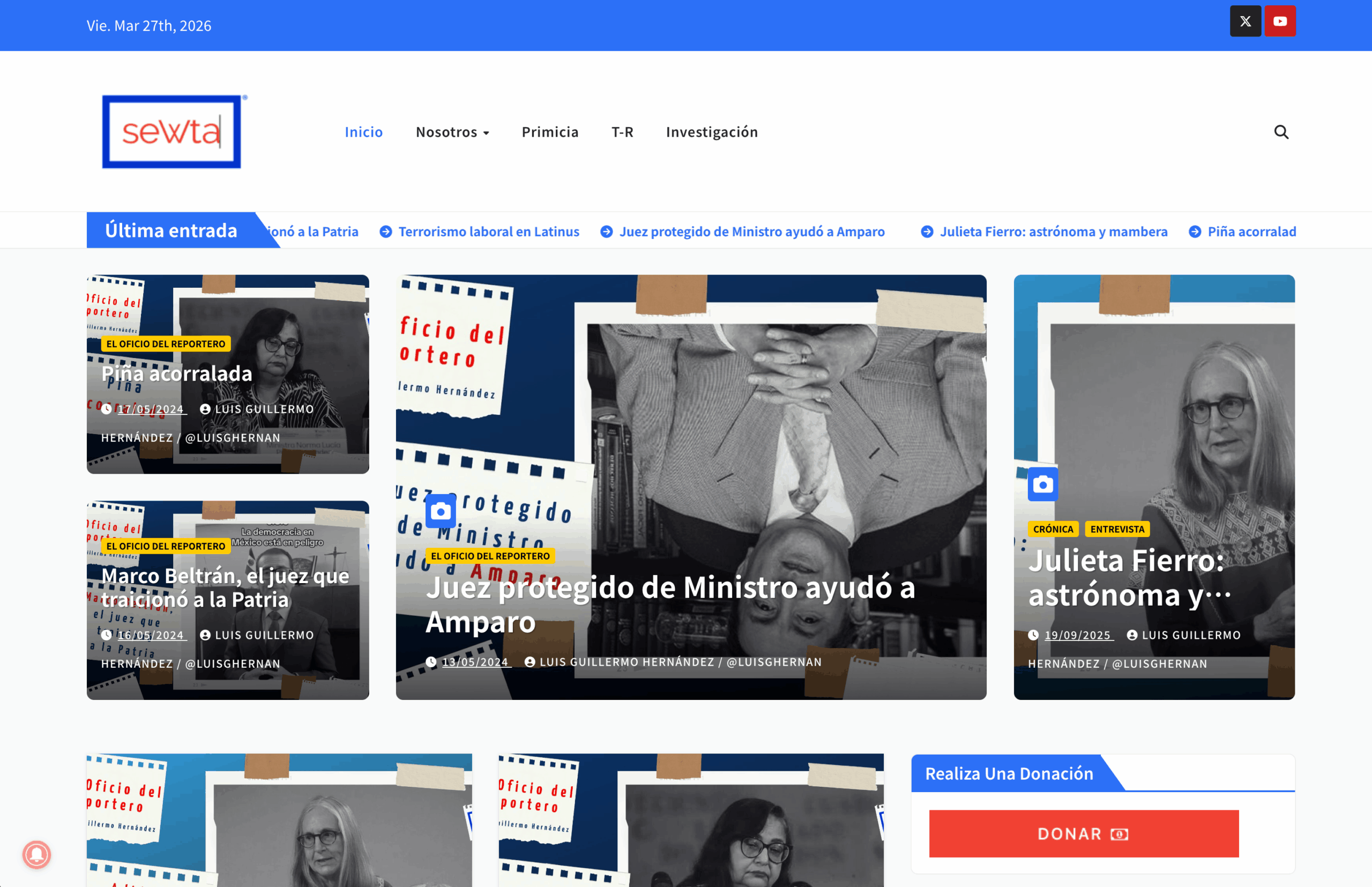 diseño web para blog de noticias en méxico